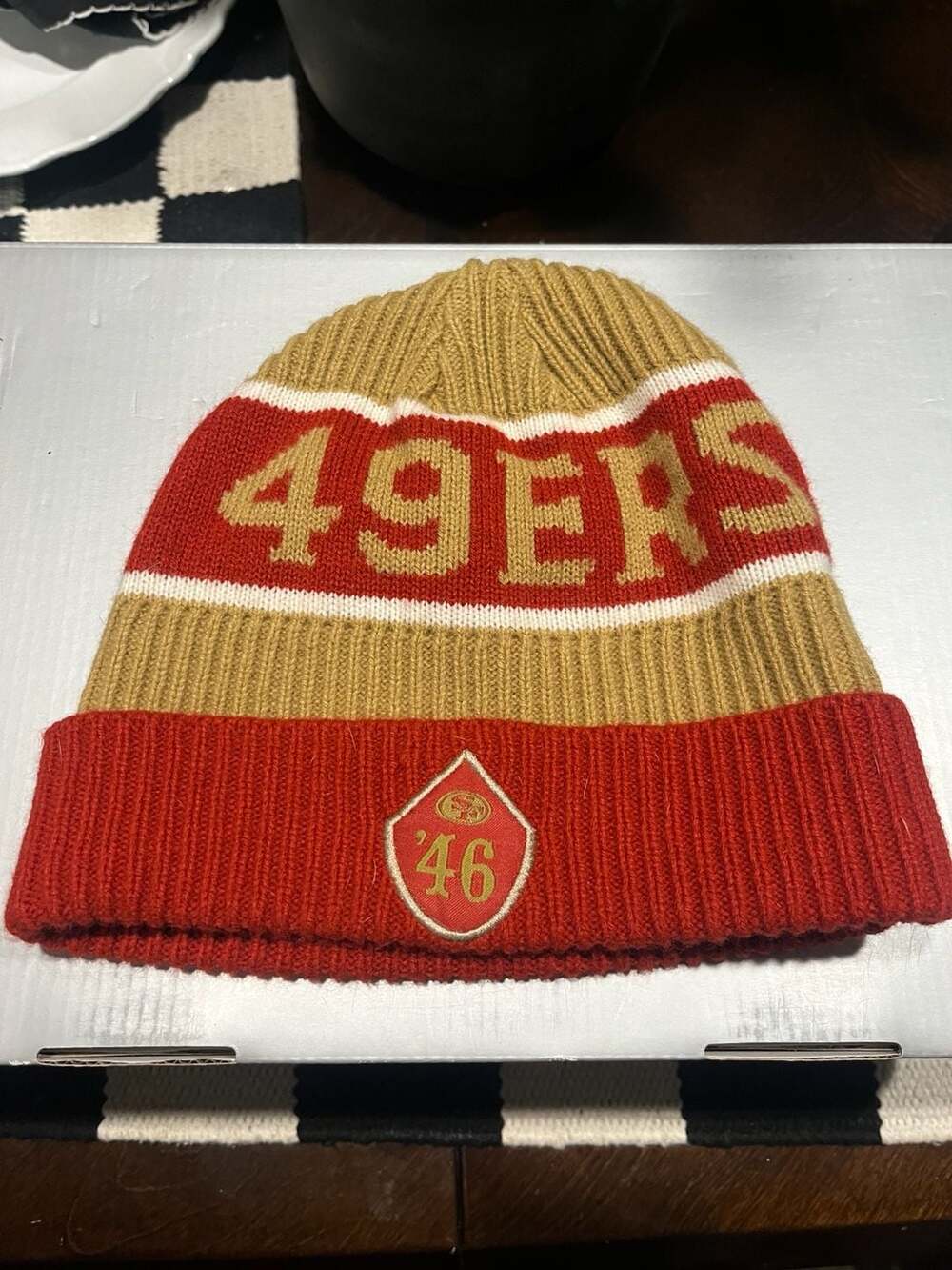 Vintage Idegy San Francisco 49ers '46 Cuffed Knit Beanie